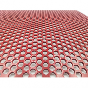 New product galvanized perforated metal sheet iron wire iron mesh 1mm hole size and 2mm hole center spacing