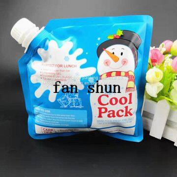 Factory Nozzle Bag/aluminum Foil Ice Bag Customized/picnic Large Capacity Reusable Aluminum Foil Spout Bag photo-2