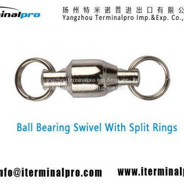 Ball-Bearing-Swivel-with-Split-Ring-terminal-tackle-fishing-connector-Terminalpro