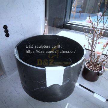 Popular Design Qing Stone Hand Carving Bathtub