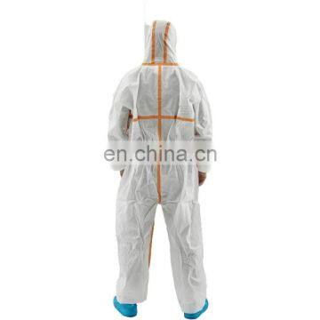 SMS Materials White Cheap High Visibility Disposable Coveralls photo-5