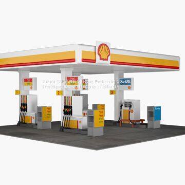 Different Types of Gas Station-3D Models photo-3