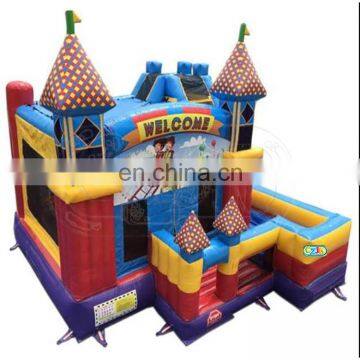 trampoline high quality party used air china blowing inflatable bouncer in henan