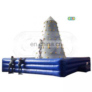 high quality durable blow up inflatable custom built commercial rock all climbing wall for yard