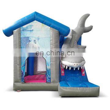 Shark Attack Bounce House Combo Jumping Castle And Water Slide