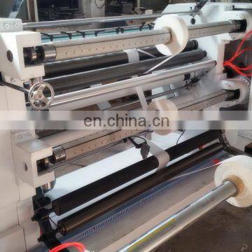 LFQ Vertical Type Automatic Paper Plastic Film PVC PET BOPP Slitting and Rewinding Machine With Flat and Disc Knife photo-2