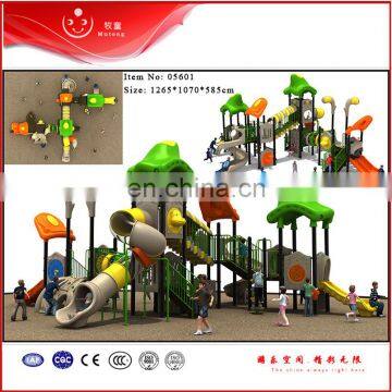 Amusement Park Equipment Kids Play Area Used Outdoor Playground Plastic Slide for Sale photo-4