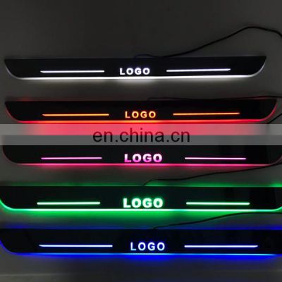 Led Door Sill Plate Strip for volvo R design dynamic sequential style Welcome Light Pathway Accessories