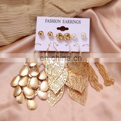 Wholesale Fashion Simple Glamour Eyes Unique Set Suit Aretes Pendiente Diamant High Quality Multicolor Jewelry Earrings
