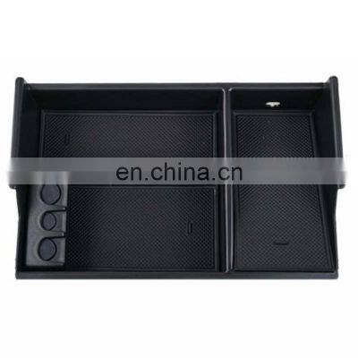 Interior Accessories Parts Silicone Armrest Rest Storage Box Center Control Console Organizer Tray For Toyota Tundra photo-4