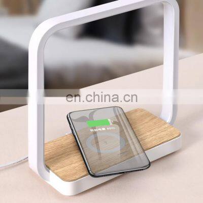 Modern Touch Sensor Table Lamps Led Desk Lamp With Wireless Charger