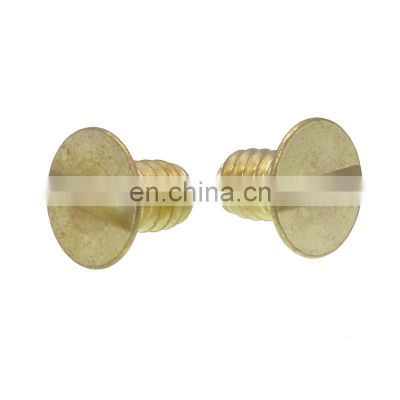 slotted round head male female screw for account book