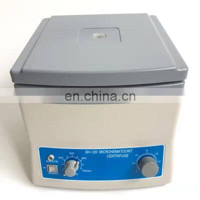 Table Top Blood Centrifuge SH-120 High Speed Hematocrit Centrifuge for Laboratory