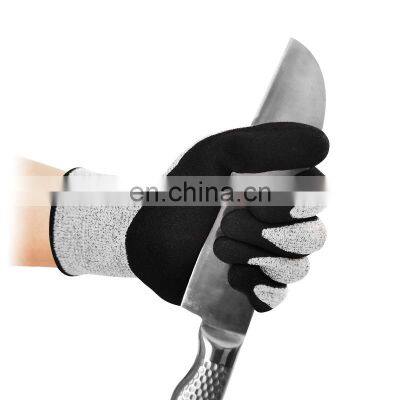 RTS Cut Resistant Nitrile Coating Work Safety Garden Gloves Anti-cut Protection Gloves oil abrasion wear resistant