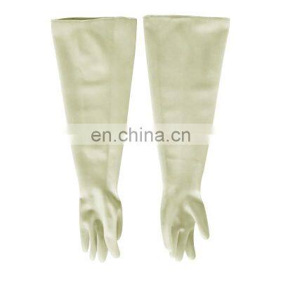 The New latex chemical resistant Containment Glovebox gloves