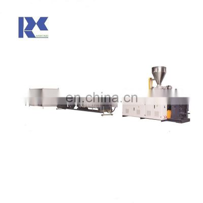 Xinrong plastic threading conduit pipe making machine double cavities good pvc pipe making line