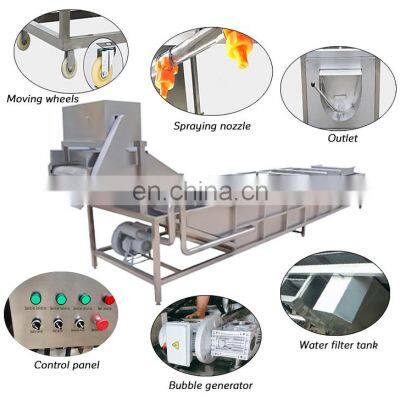 Industry Ultrasonic Vegetable Fruit Processing Line Fruit Washer Vegetable Washing Machine photo-2
