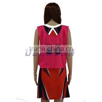 Professional Custom Latest Sport Design Netball Uniforms for Girls photo-3