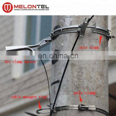 MT-1708 Cable Manage Ring Stainless Steel Pole Hoop Ring for Ftth Fiber Optic Cabling photo-2