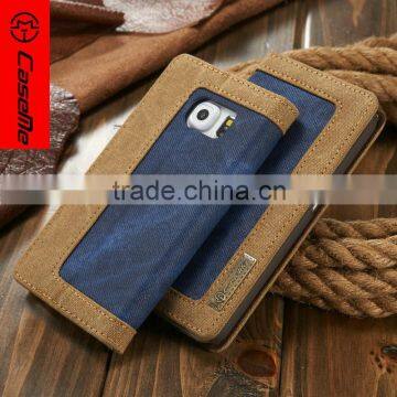 Fashion New Phone Accessory Wallet Retro Leather Mobile Phone Cases for Samsung Galaxy S6 Edge photo-6