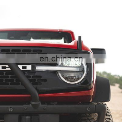 Car Accessories Car Light Lamp Front Headlight With Led Signature Lighting For Bronco 2021