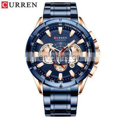 Custom Reloj Stainless Steel Other Waterproof Style Wristwatch Luxury Men Wrist Sports Quartz Watch photo-2