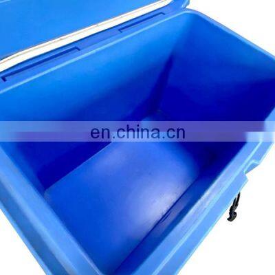 Industrial Stackable Logistic Tote Plastic Moving Turnover Box With Attached Lid photo-4