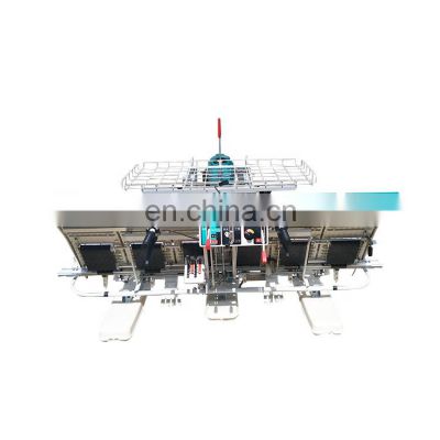 Hot Sale 6 Rows Agricultural Rice Planter Three Floating Plates Type Rice Planter Machinery Rice Seedlings Planter