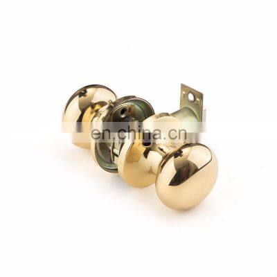 Gold Egg Toilet Passage Door Knob Keyless Lock for the Home Security photo-4