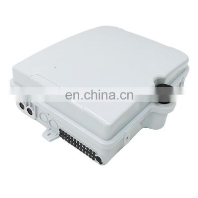 mid-span style FTTH 24 cores outdoor Fiber optic Termination Box 1x16 PLC splitter distribution box ftth