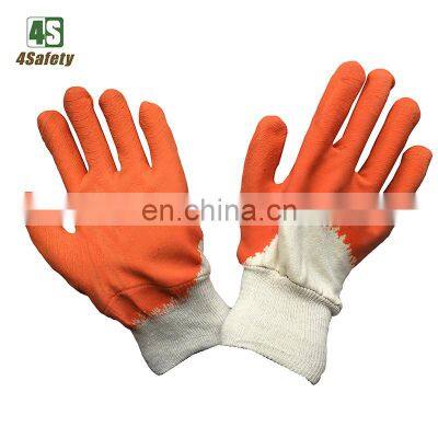 4SAFETY Film Latex Coated Hand Job Knit Wrist Half Coated Glove