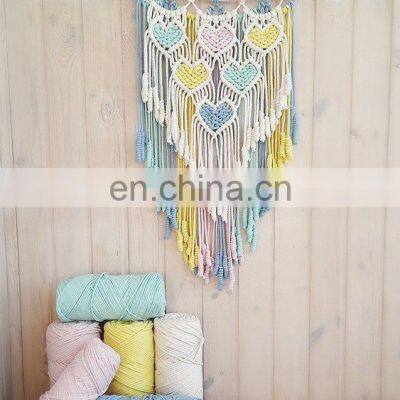 Artilady The New Listing Artilady Home Deco Decor Bedroom Boho Farmhouse Leaf Wall Hanging Macrame Tapestry Custom photo-4