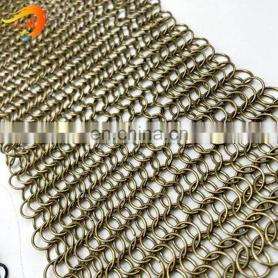 Decorative Chain Mail Ring Mesh Metal Curtain For Screens photo-3