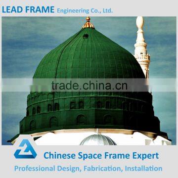Beautiful ASTM Steel Frame Structure Stained Mosque Dome photo-4