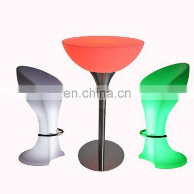 coffee shop hotel led bar furniture cocktail mobile portable lighted mini bar counter design led bar table counter furniture