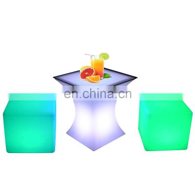 illuminated led cube seat led cube lighting up chair led cube seat lighting glow bar