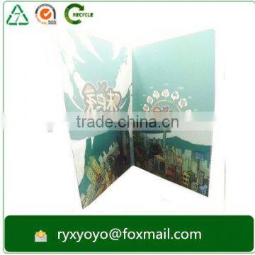 a4 Cusomized pp Plastic Two Pocket File Folder photo-4