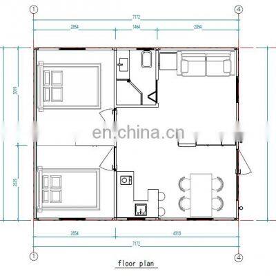 2021 Factory Supplier Hurricane Resistant and Fireproof New Modular Smart House Garden House Fast Build