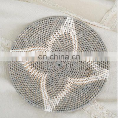 Hot Sale Woven Boho Rattan Wall Basket, Bohemian Wall Plate decoration Wholesale Vietnam Supplier