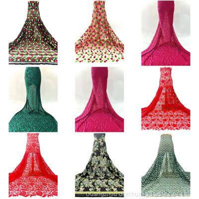 Guichuang Textile Supplies Fashionable and Noble Quality Wedding Dresses and Evening Lace Embroidery Fabrics From 15 Meters photo-2