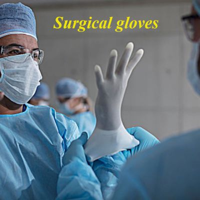 Sterile rubber surgical glovesMedical disposable rubber latex gloves thickening durable surgical surgeon