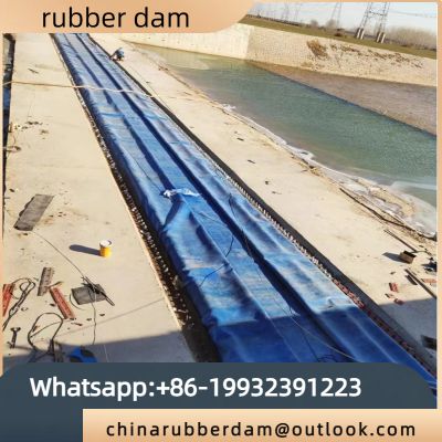 Inflatable water filled rubber dam, rubber dam bag manufacturer, water retaining dam