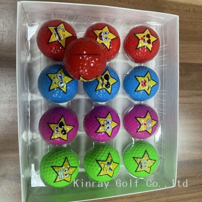 Star Emoji Golf Ball/Novelty golf ball