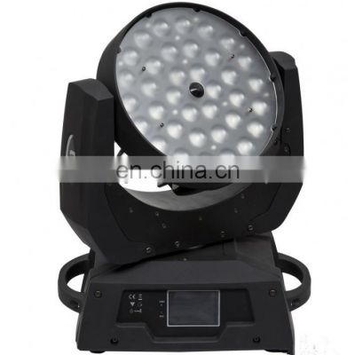 night club lights stage touch screen 36x10 led moving head wash zoom RGBW 4in1 wash led 36x10