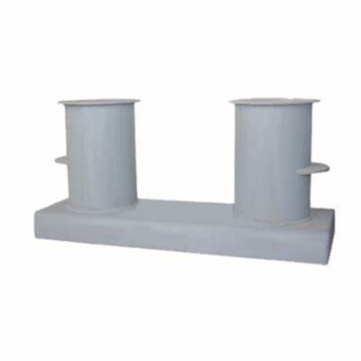 China Cast Steel and Iron round Bottom Square Bottom Mooring Bollard Double and Single Bollard-Marine Supplies