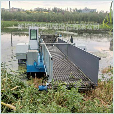 River Seaweed Cleaning Equipment Aquatic Weed Harvester for Environmental Management