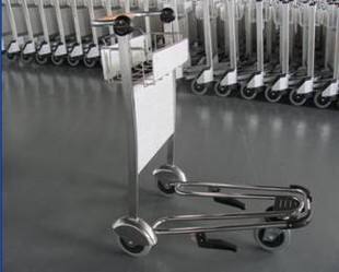 Steel Trolley Cart Airport Airport-Trolley Airport Stainless Steel Luggage Trolley