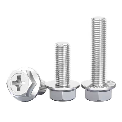Hex Head Stainless Steel Bolts Cross Flange Anti-Los Type photo-3