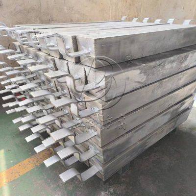 35kg Aluminum Alloy Sacrificial Anode for Anti - Corrosion of Sewage Tanks, Aluminum Anode With Iron Feet photo-3