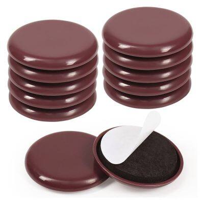 Sliders for Furniture on Hardwood Floors, 12 Pcs 2 Inch Self Adhesive Furniture Sliders Easy Moving On Carpet Or Hardwood Floor
